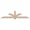 Ekena Millwork Redmond Smooth Timber Gable Bracket, Douglas Fir, 96"W x 24"H x 3 1/2"D x 5 1/2"F, 6/12 Pitch GBW096X24X0406RED00SDF - alternate 1